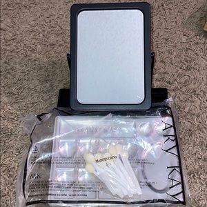 Mary Kay Mirror w/makeup tools and cosmetic trays